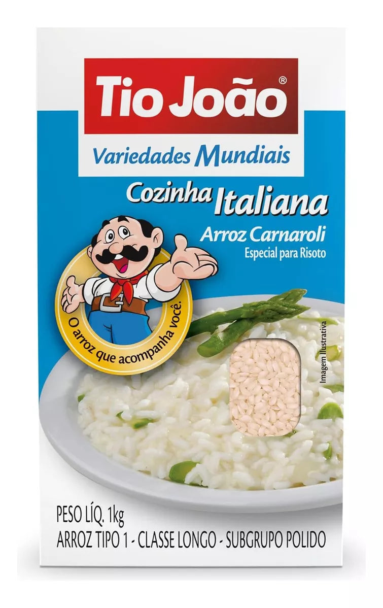 Tio João Arroz Carnaroli Especial para Risoto (1Kg)